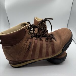K-Swiss Classic Hiker High Boots Brown Leather Sz 10.5